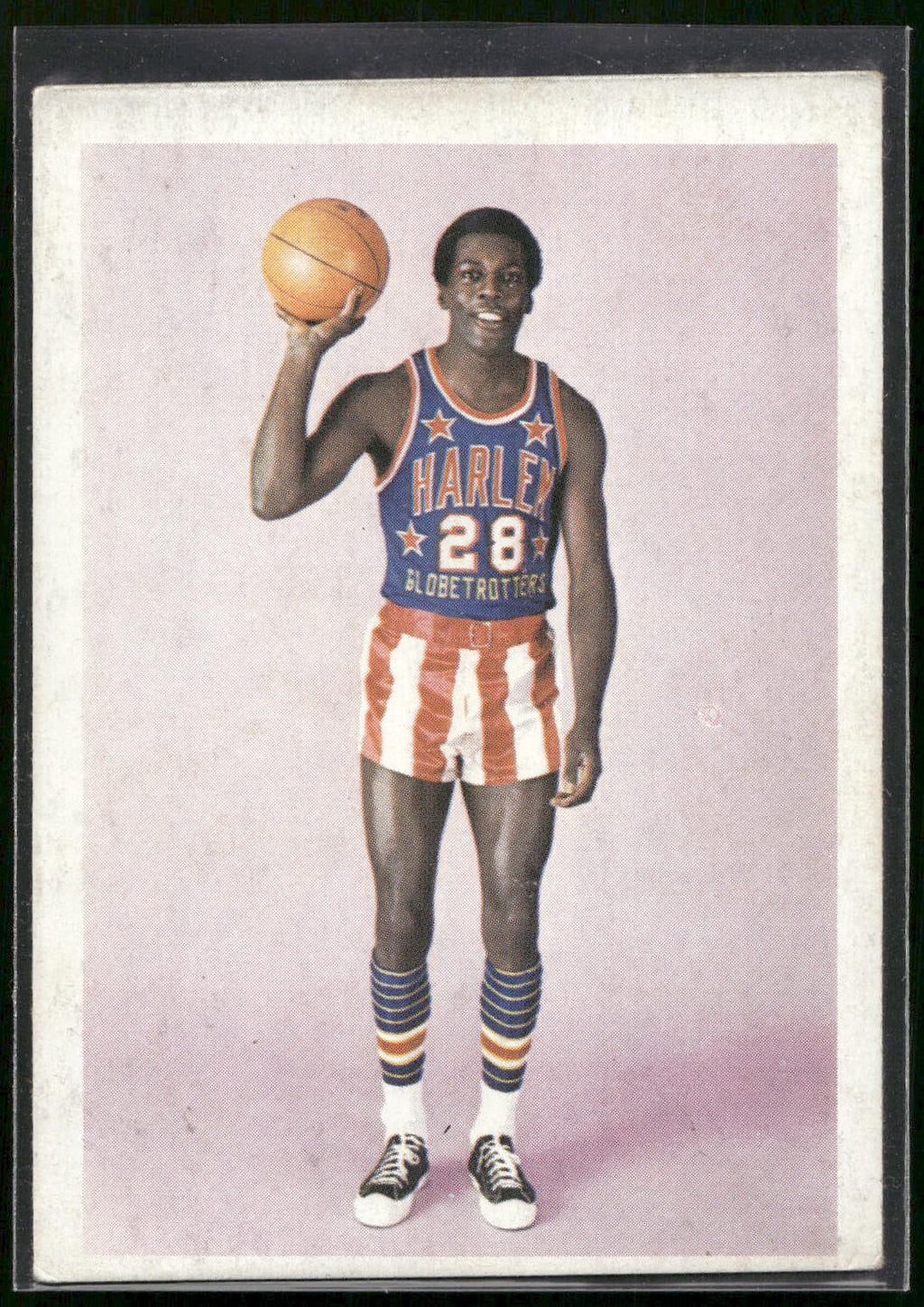 1971 Fleer Harlem Globetrotters #74 Bobby Hunter