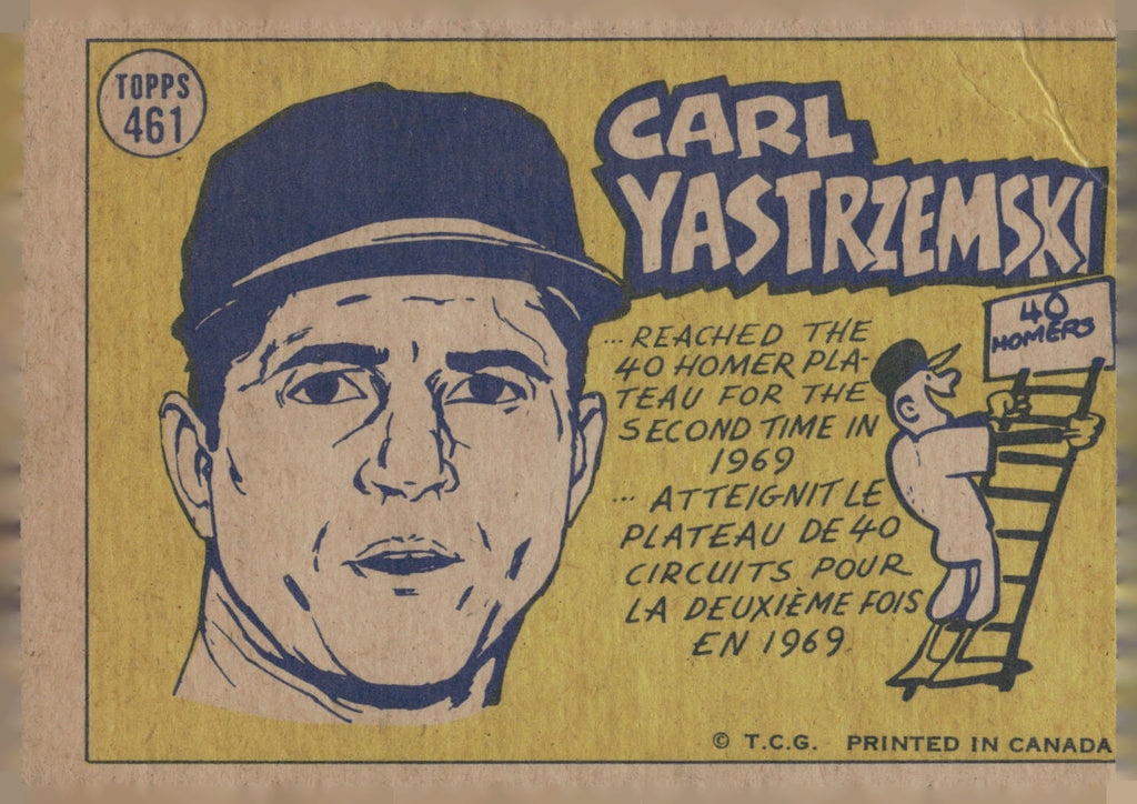 1970 Topps #461 Carl Yastrzemski