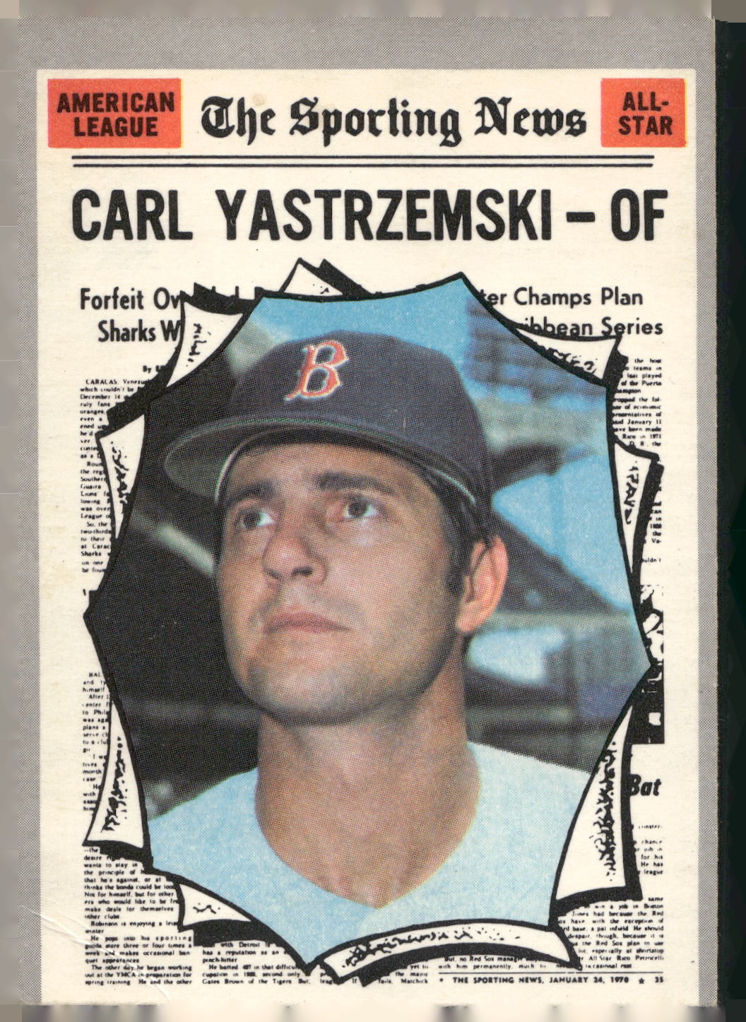 1970 Topps #461 Carl Yastrzemski