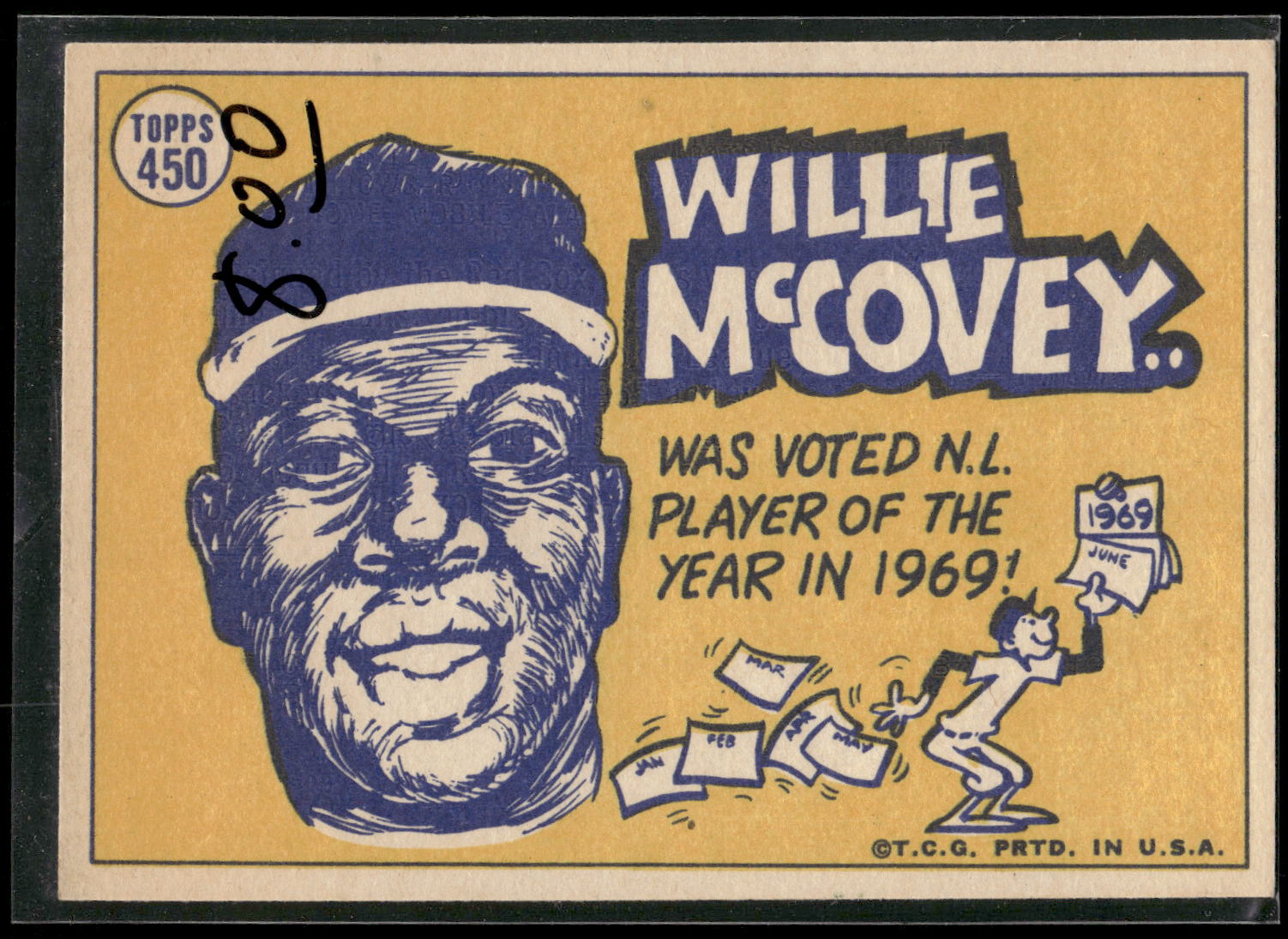 1970 Topps #450 Willie McCovey
