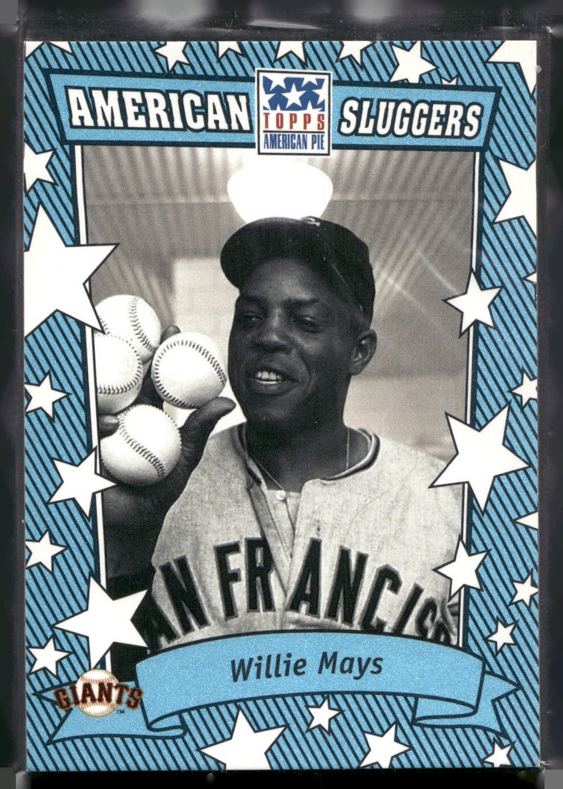 2002 Topps American Pie Spirit of America #AS-WM Willie Mays