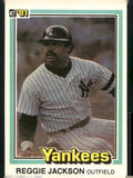 1981 Donruss #468 Reggie Jackson