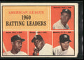 1961 Topps #42 American League 1960 Batting Leaders Runnels Smith Minoso Skowron