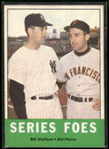 1963 Topps #331 Series Foes (Billy Pierce / Bill Stafford)