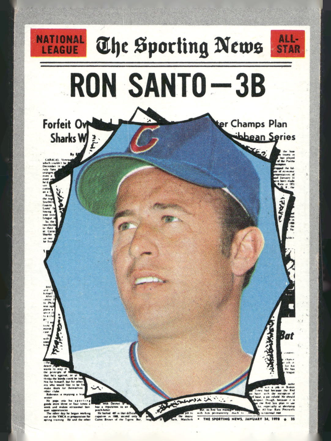 1970 Topps #454 Ron Santo