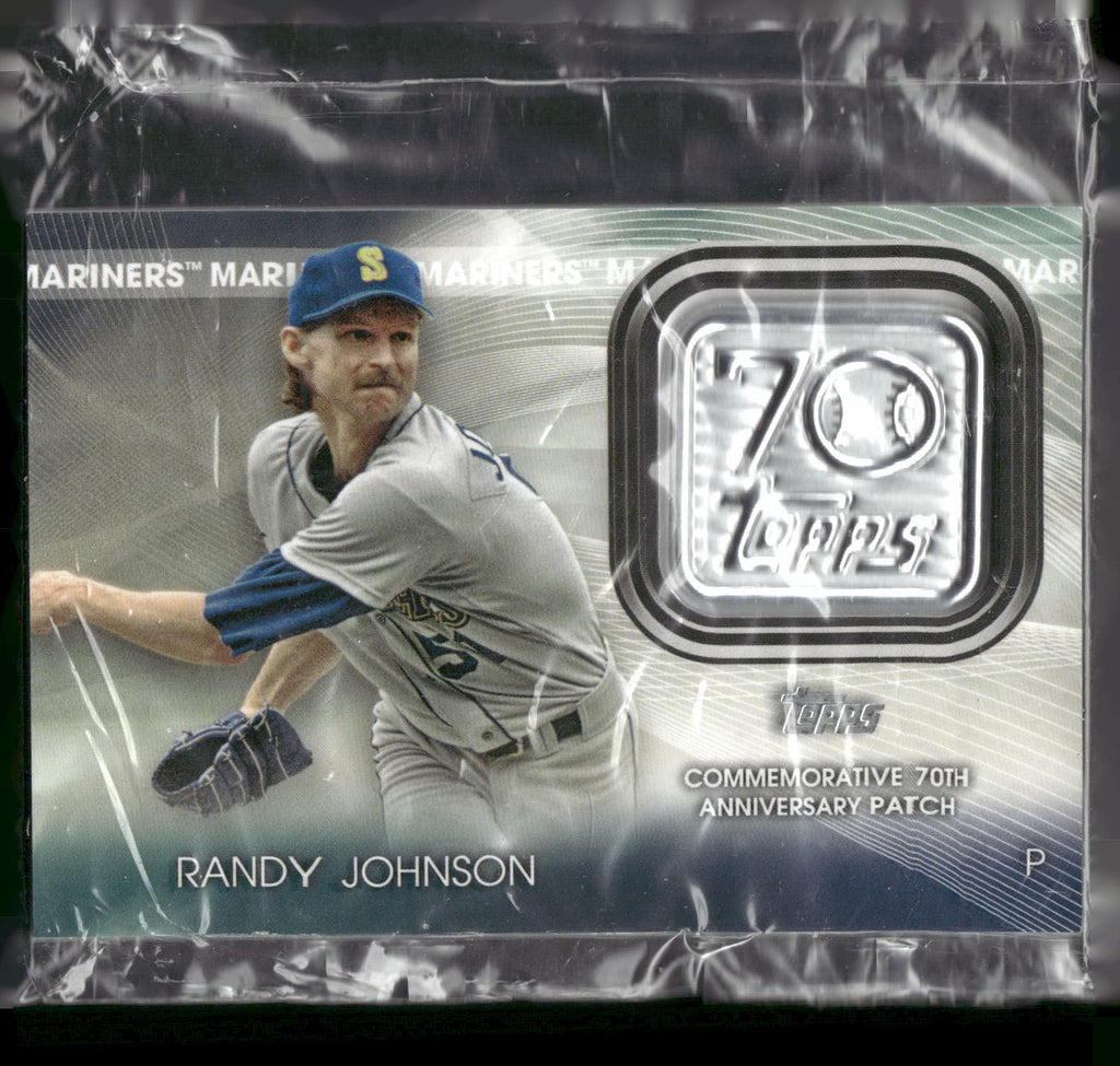 2021 Topps #T70P-RJ Randy Johnson 70th Anniversary Logo Patch (Series 2)