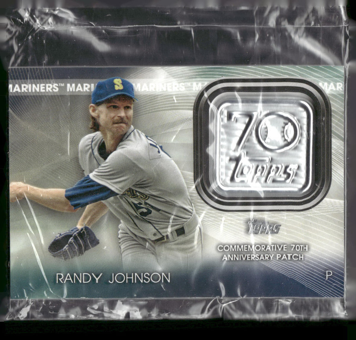 2021 Topps #T70P-RJ Randy Johnson 70th Anniversary Logo Patch (Series 2)