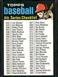 1971 Topps #619b Checklist: 644-752
