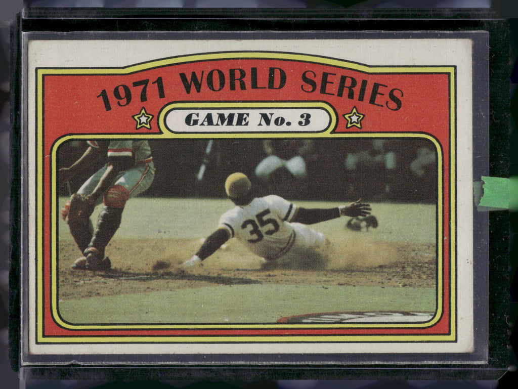 1972 Topps #225 1971 World Series Game No. 3