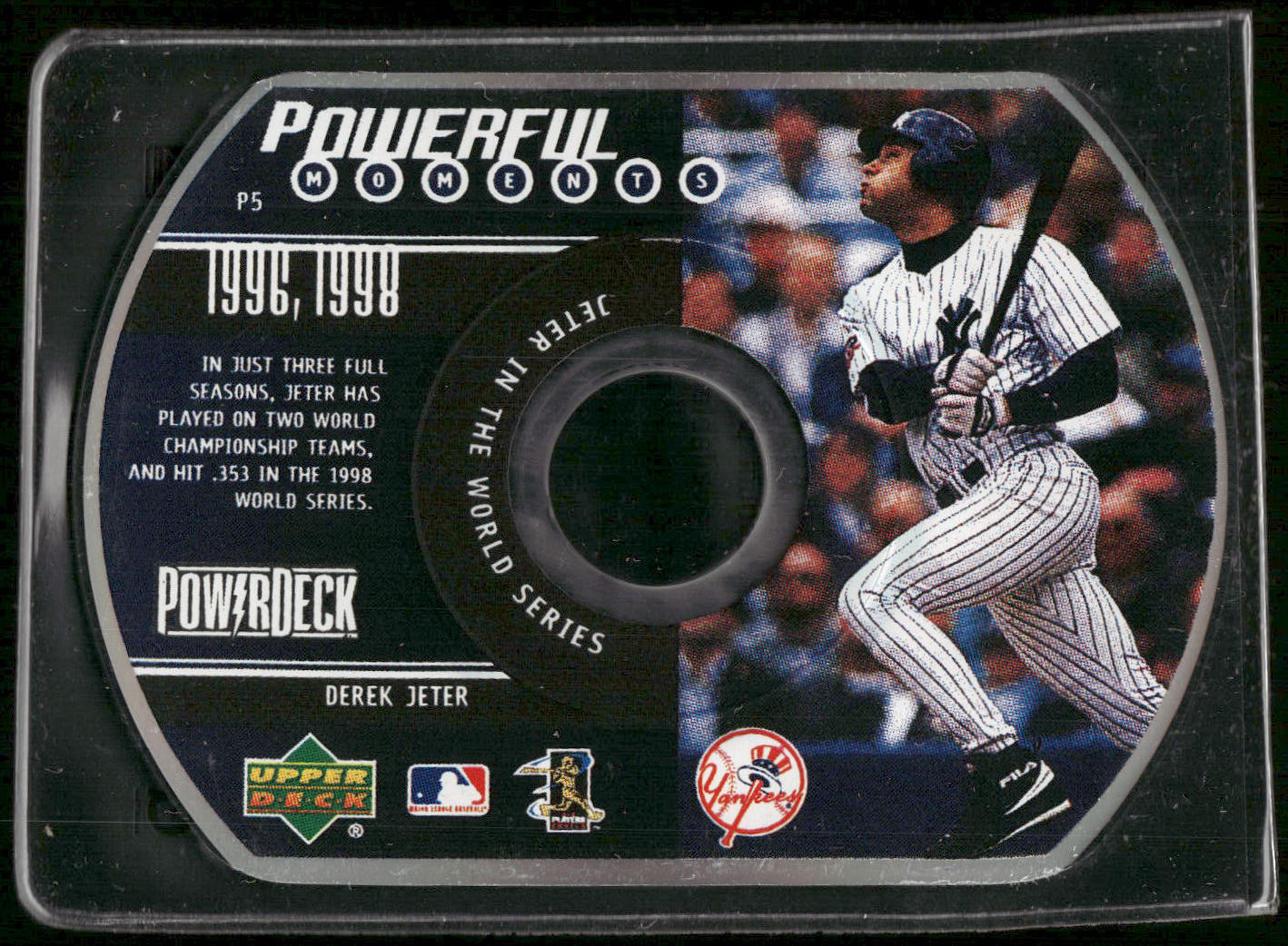 1999 Upper Deck PowerDeck #5 Derek Jeter