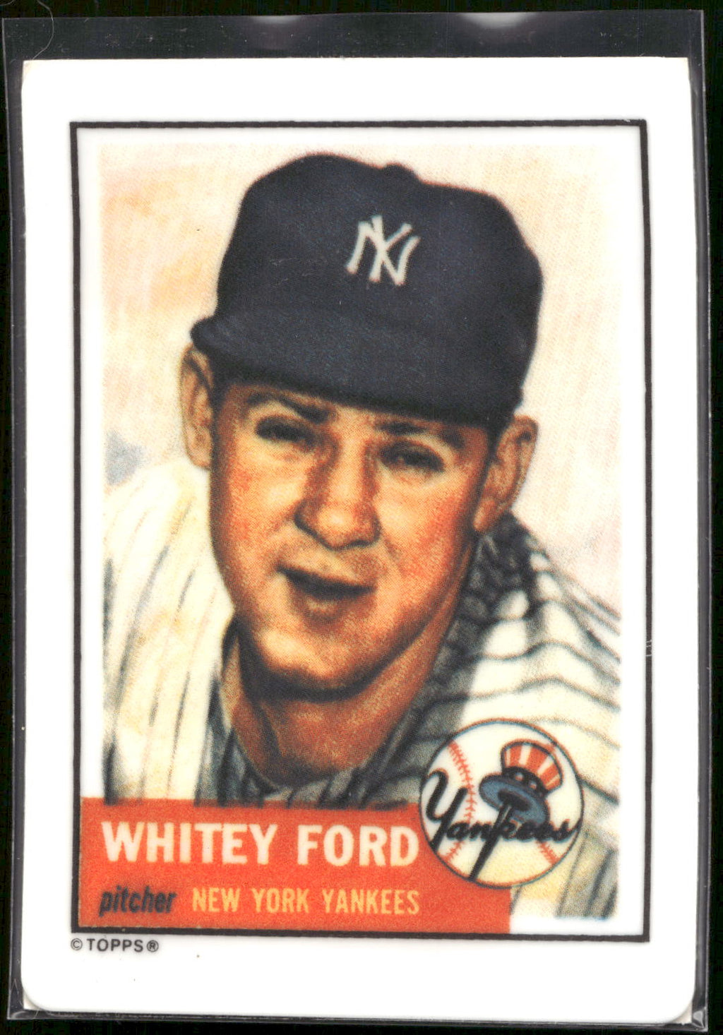 1990 R&N China Baseball's Dream Team #207 Whitey Ford