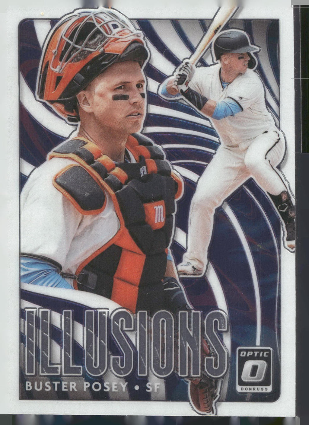 2020 Donruss Optic #OI-3 Buster Posey Optic Illusions