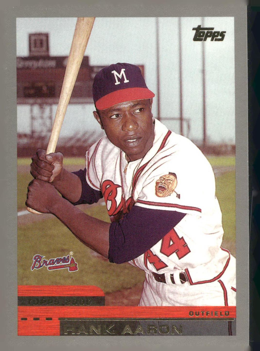 2000 Topps #44 Hank Aaron