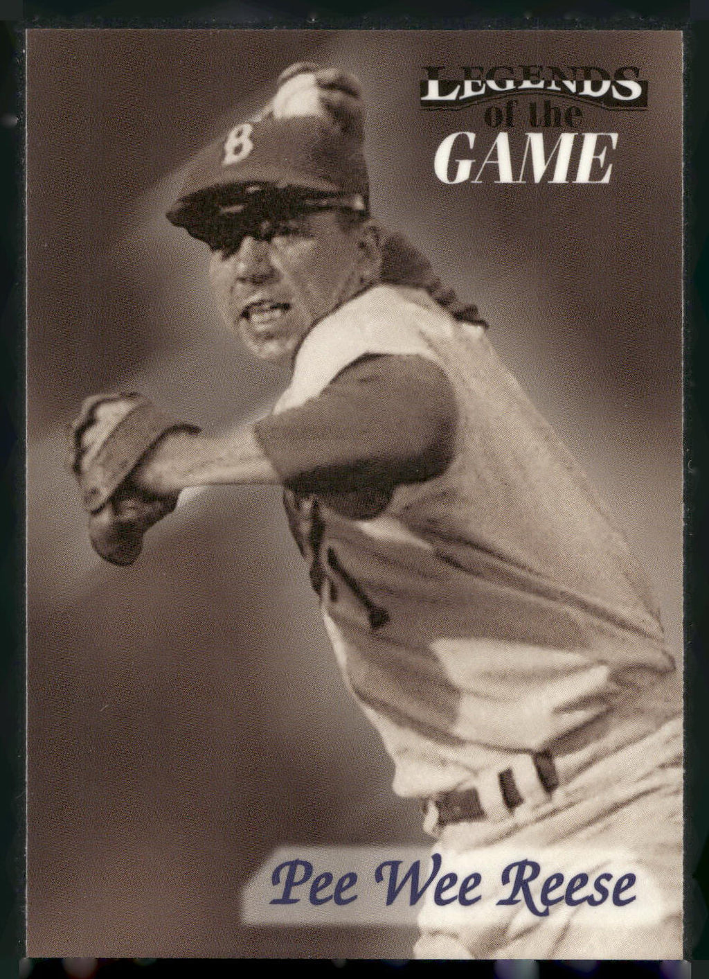 2009 Topps #LG15 Pee Wee Reese Legends of the Game Platinum #/25