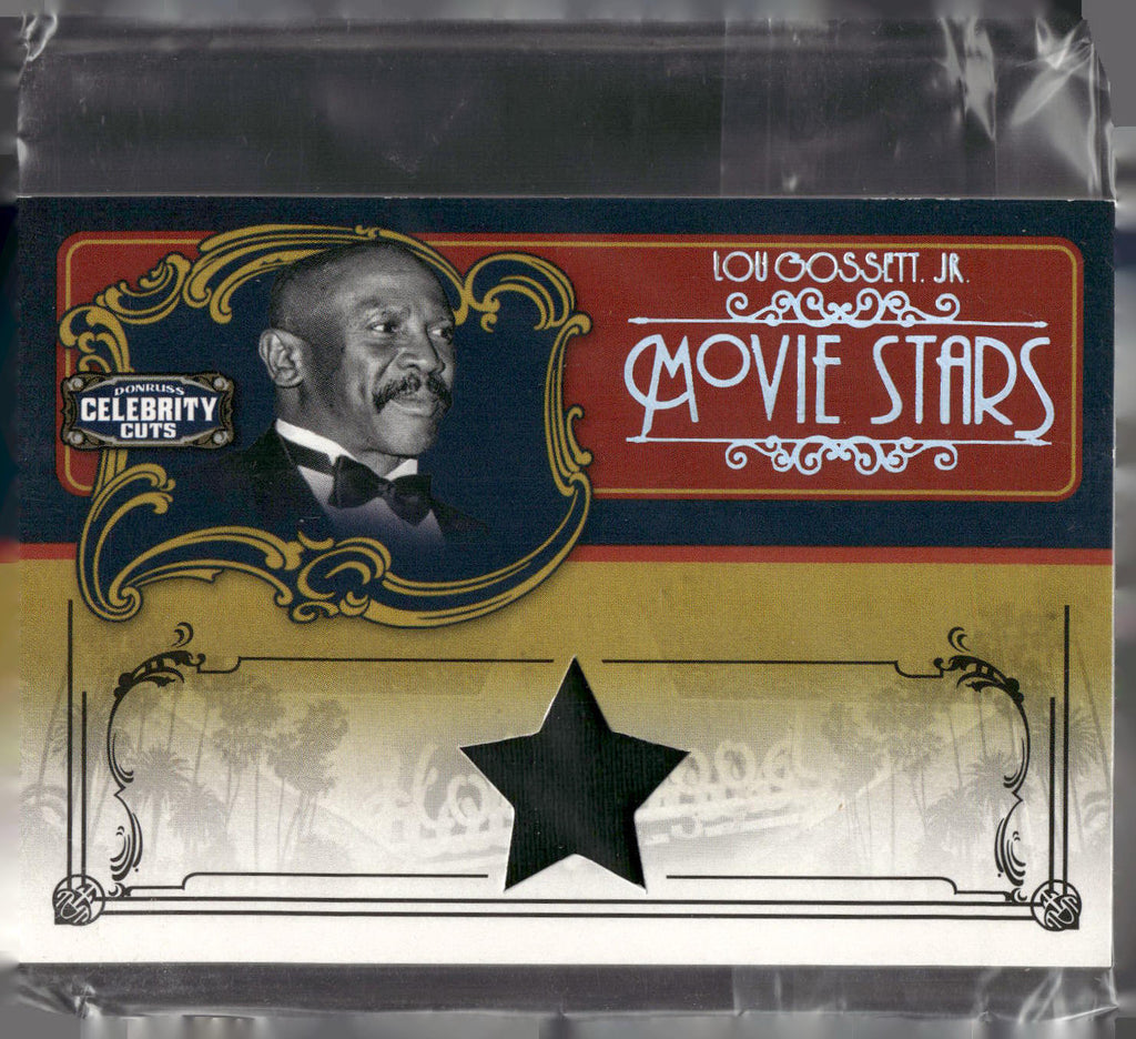 2008 Donruss Americana Celebrity Cuts #MS-LJ Lou Gossett, Jr. Material