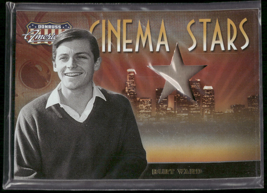 2007 Donruss Americana #CS-26 Burt Ward Cinema Stars Material