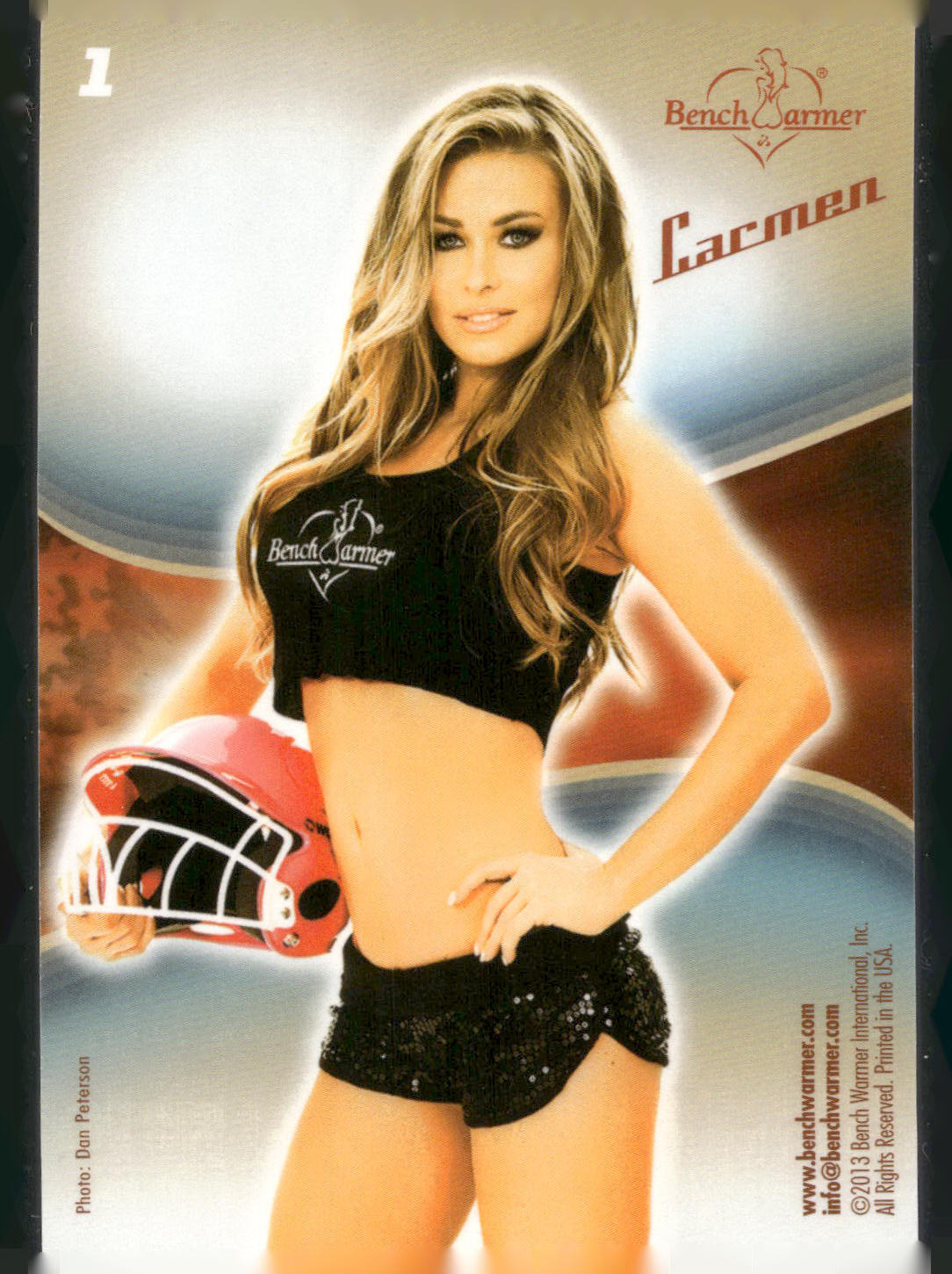 2013 Bench Warmer Bubble Gum #1 Carmen Electra Carmen Electra