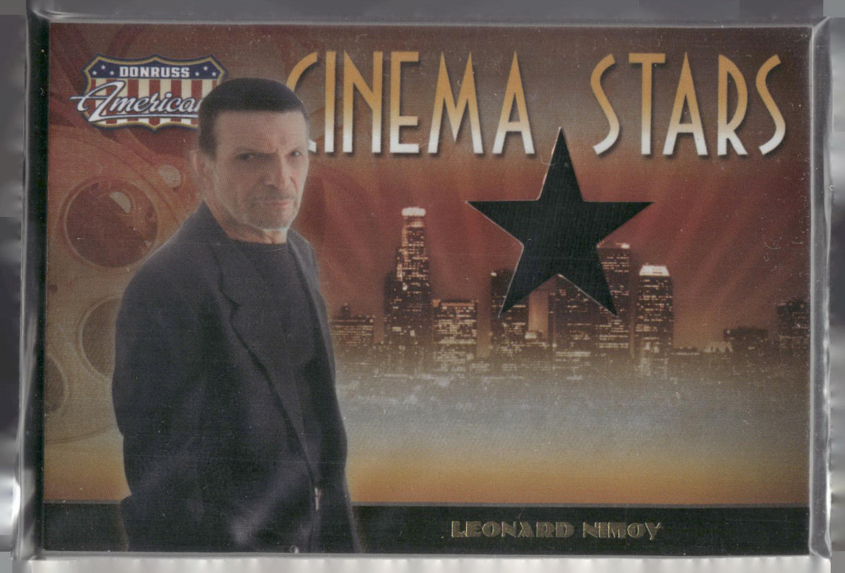 2007 Donruss Americana #CS-30 Leonard Nimoy Cinema Stars Material