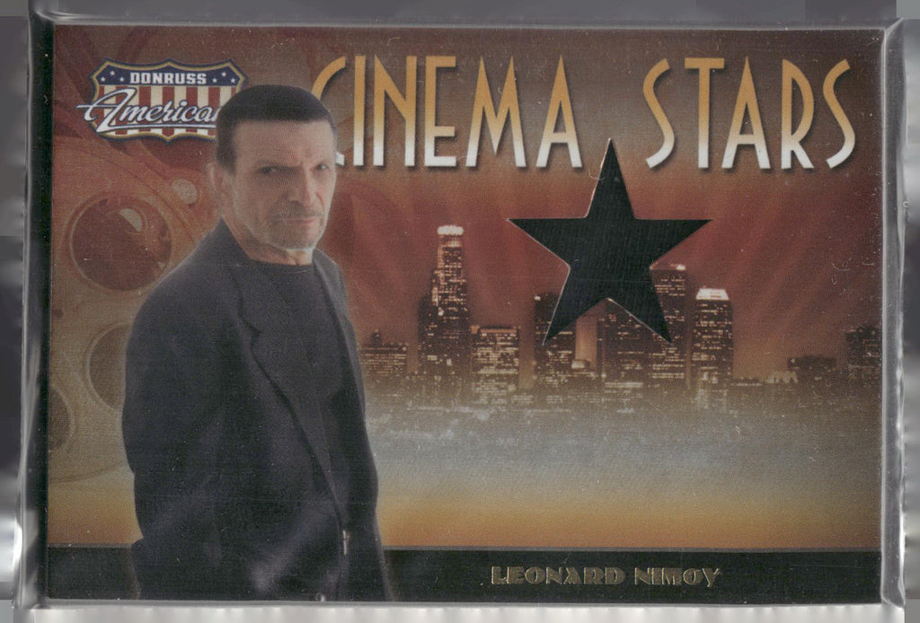 2007 Donruss Americana #CS-30 Leonard Nimoy Cinema Stars Material