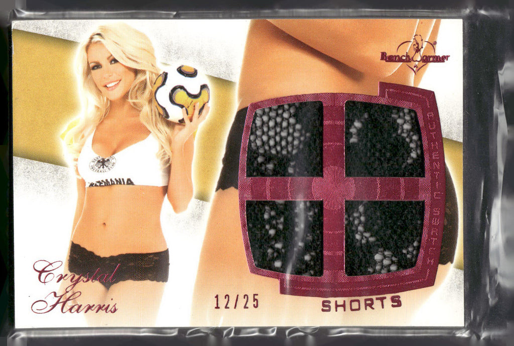 2012 Bench Warmer Soccer Premium #NNO Crystal Harris Soccor Shorts Material