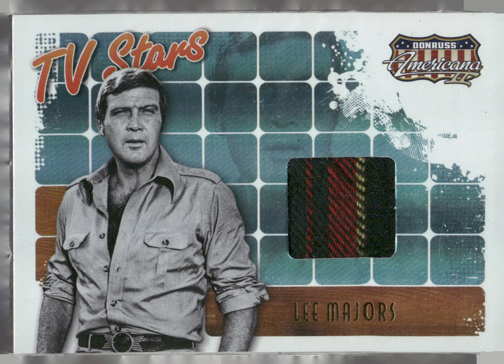 2008 Donruss Americana II #TS-LM Lee Majors TV Stars Material Small Screen