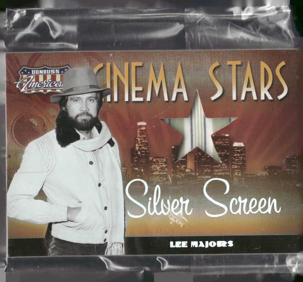2007 Donruss Americana #CS-21 Lee Majors Cinema Stars Material Silver Screen