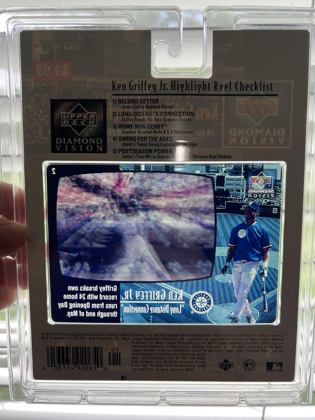 1997 Upper Deck Diamond Vision #2 Ken Griffey