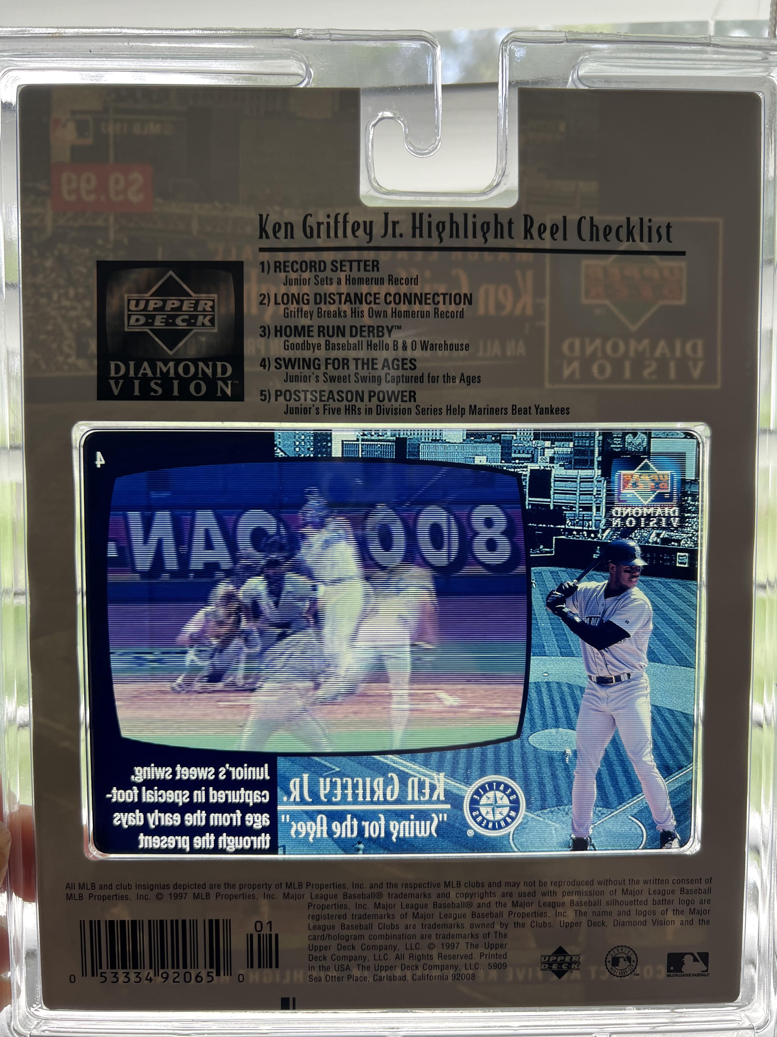 1997 Upper Deck Diamond Vision #4 Ken Griffey