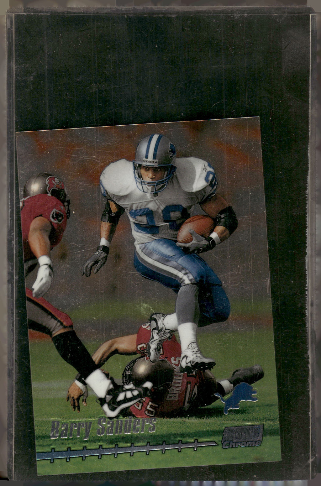 1999 Stadium Club #C9 Barry Sanders Chrome Previews Jumbos