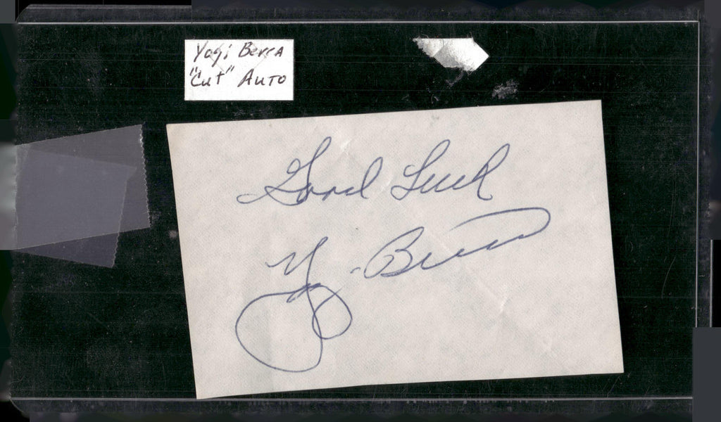 # Yogi Berra Cut Auto