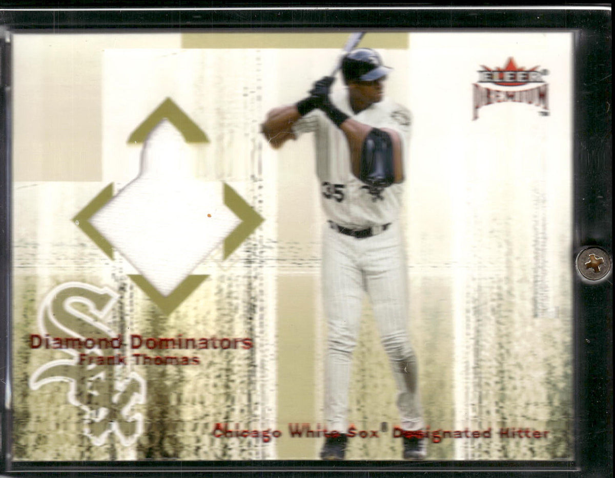 2001 Fleer Premium #NNO Frank Thomas Diamond Dominators Game Jersey