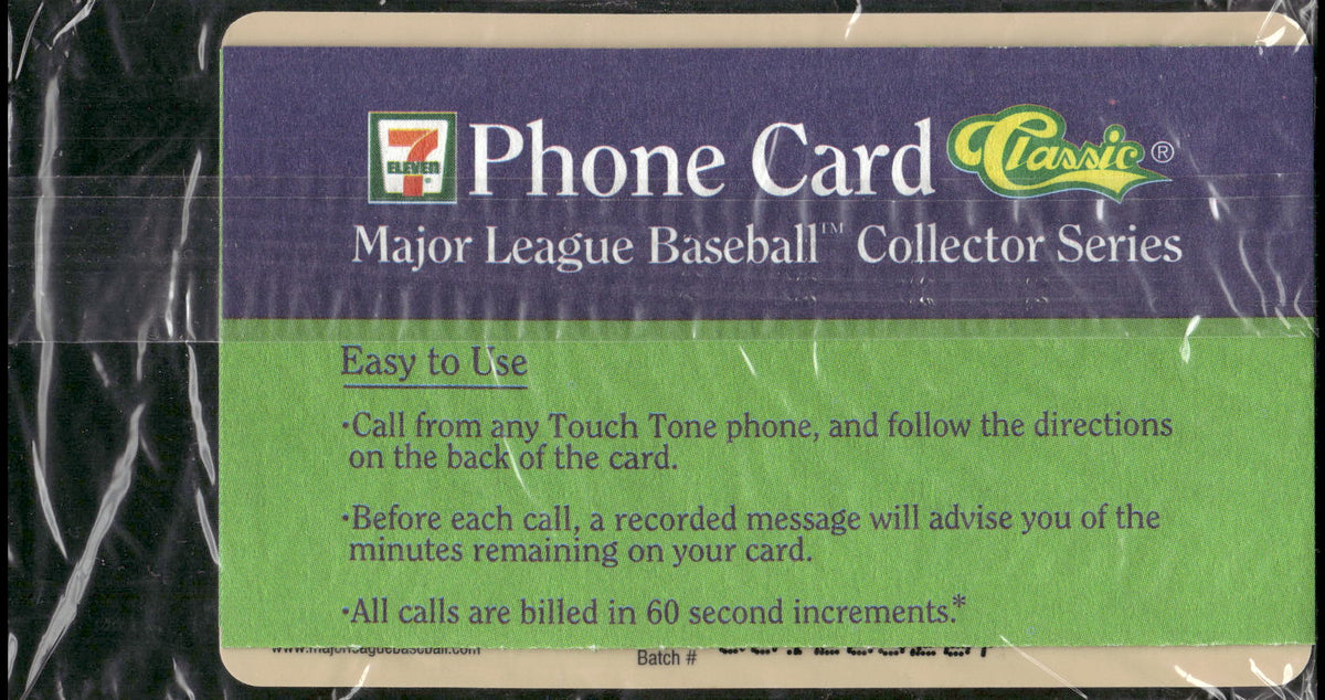 1996 Classic 7-Eleven Phone Cards #5 Ken Griffey Jr.