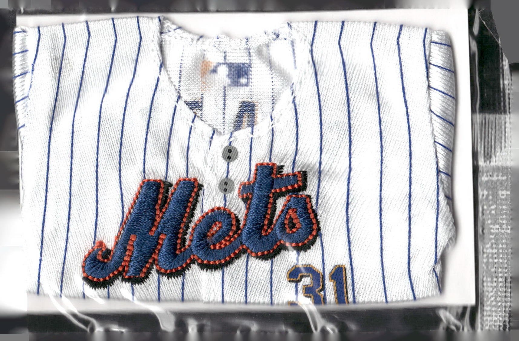 2005 UD Mini Jersey Collection #41 Mike Piazza