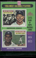 1975 Topps #194 1956 MVPs (Mickey Mantle / Don Newcombe)