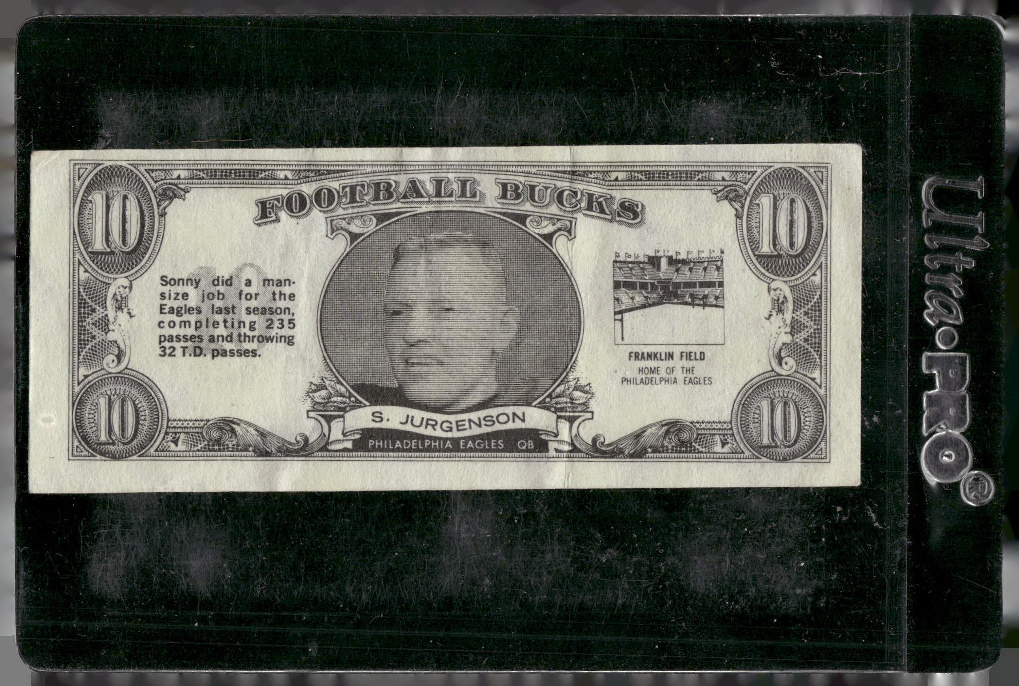 1962 Topps #45 Sonny Jurgensen Bucks