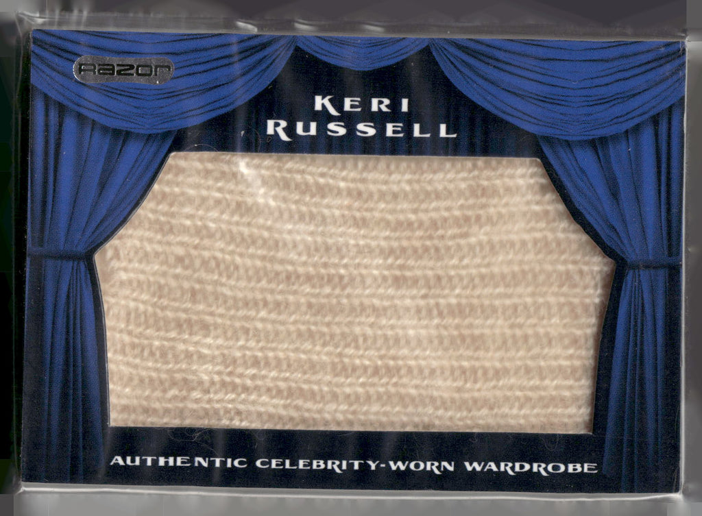 2010 Razor Pop Century #SW-38 Keri Russell Celebrity-Worn Wardrobe