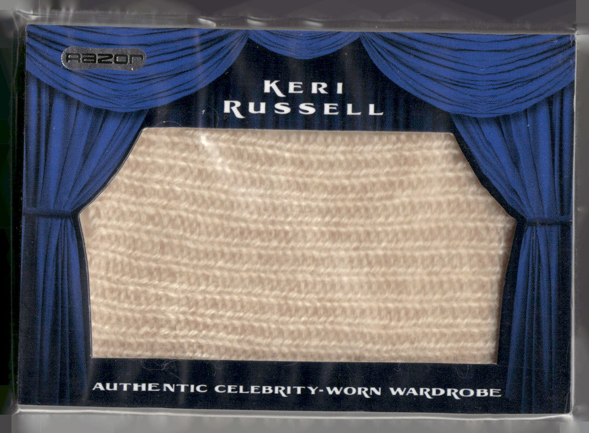 2010 Razor Pop Century #SW-38 Keri Russell Celebrity-Worn Wardrobe