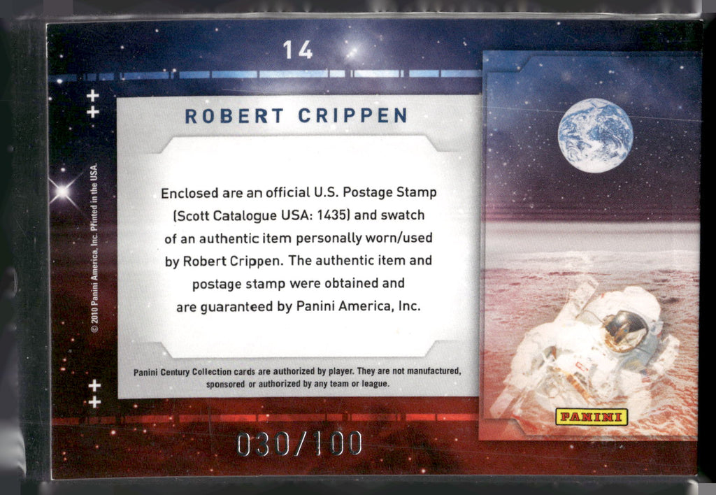 2010 Panini Century Collection #NNO Robert Crippen