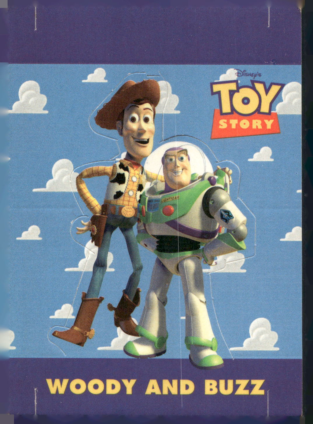 1995 SkyBox Toy Story #59 Woody and Buzz