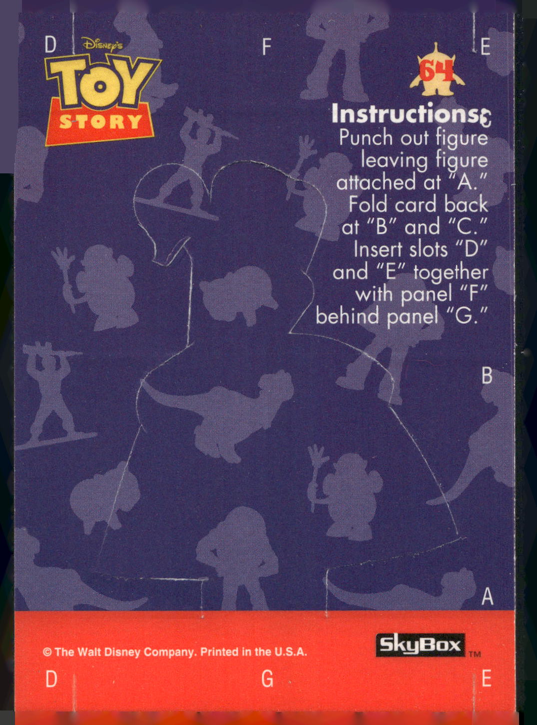 1995 SkyBox Toy Story #64 Bo Peep