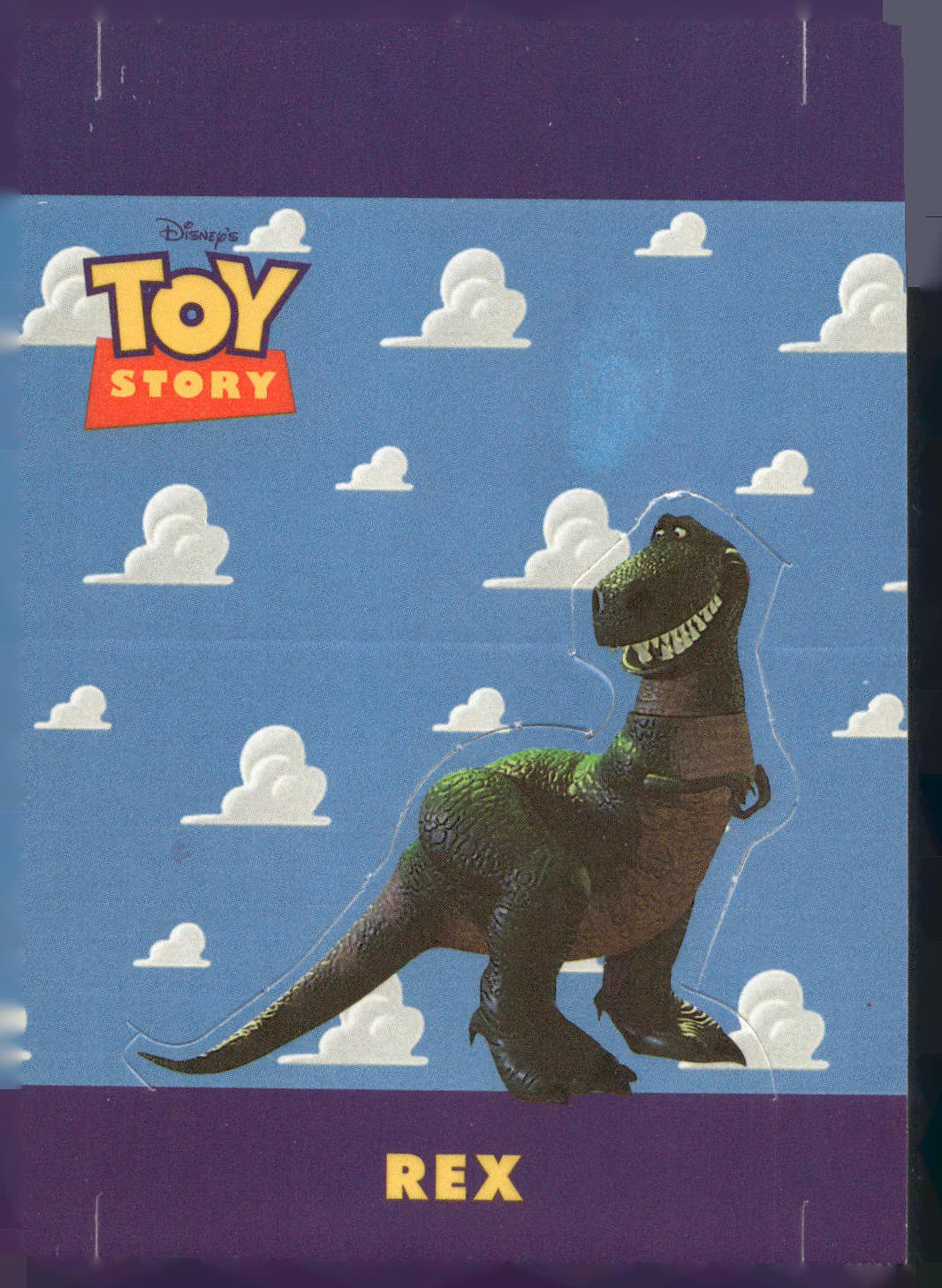 1995 SkyBox Toy Story #65 Rex