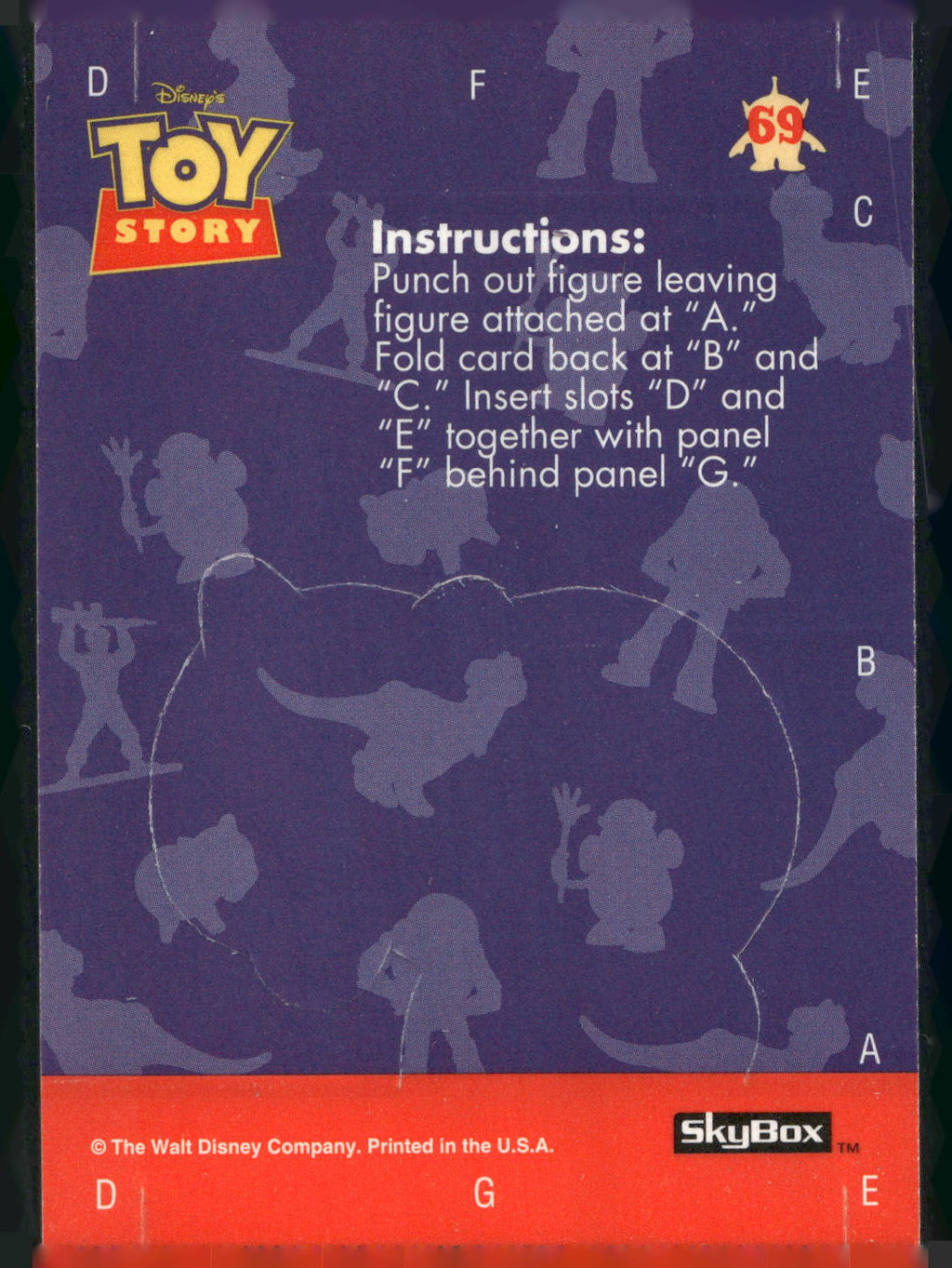 1995 SkyBox Toy Story #69 Hamm