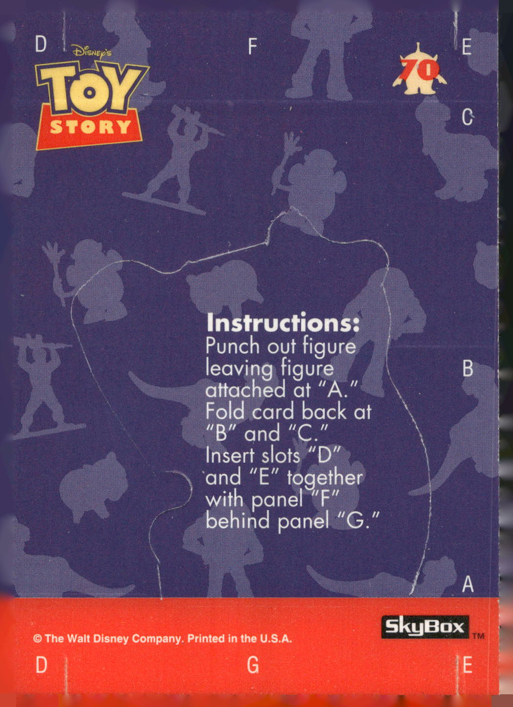 1995 SkyBox Toy Story #70 Hamm