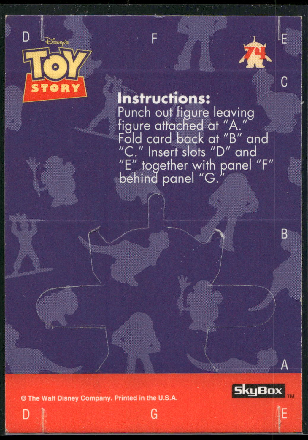 1995 SkyBox Toy Story #74 Alien