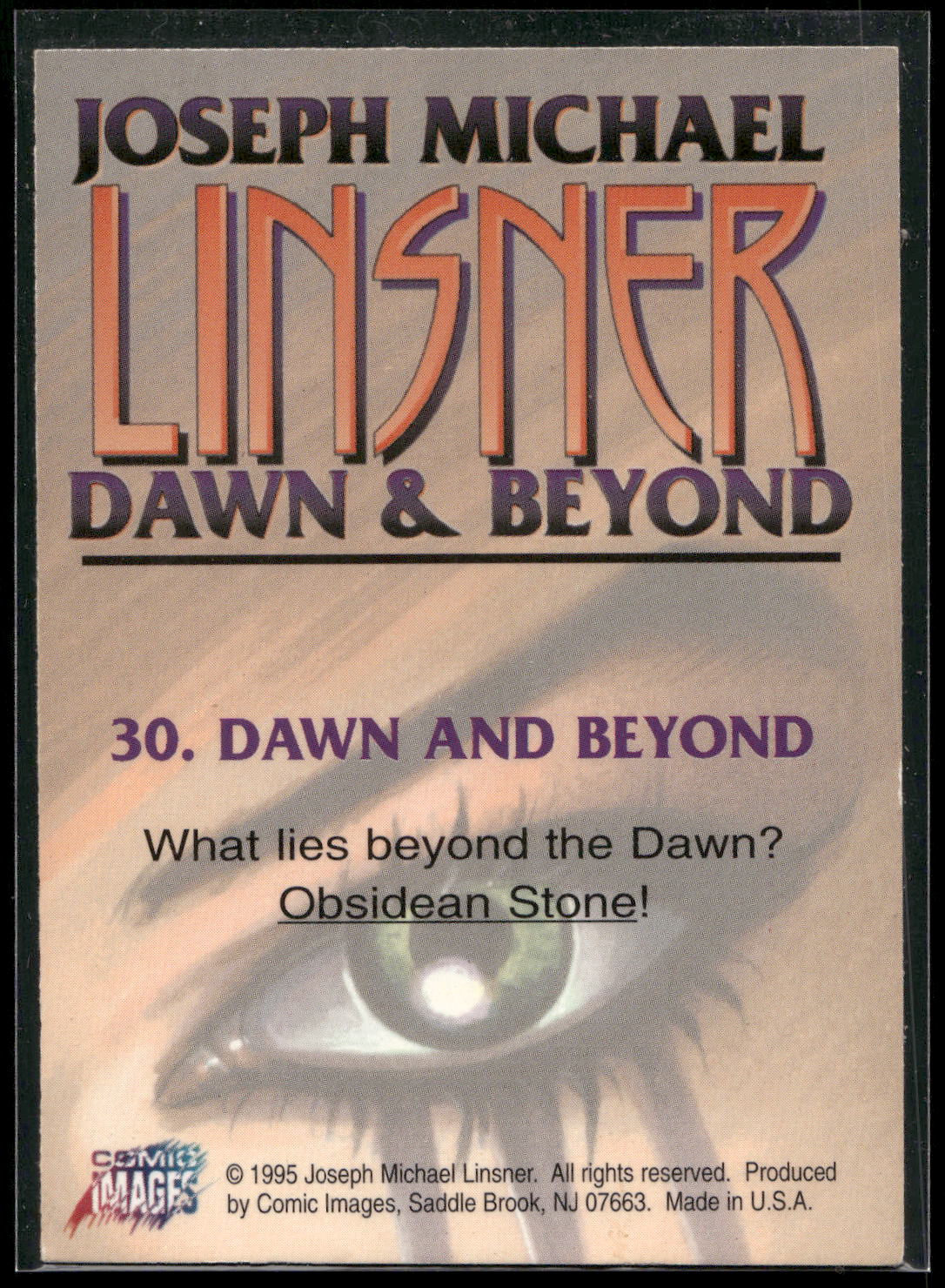 1995 Comic Images Joseph Michael Linsner: Dawn and Beyond #30 Dawn and Beyond