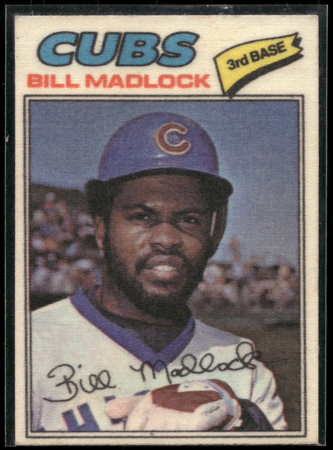 1977 Topps Cloth Stickers #25 Bill Madlock