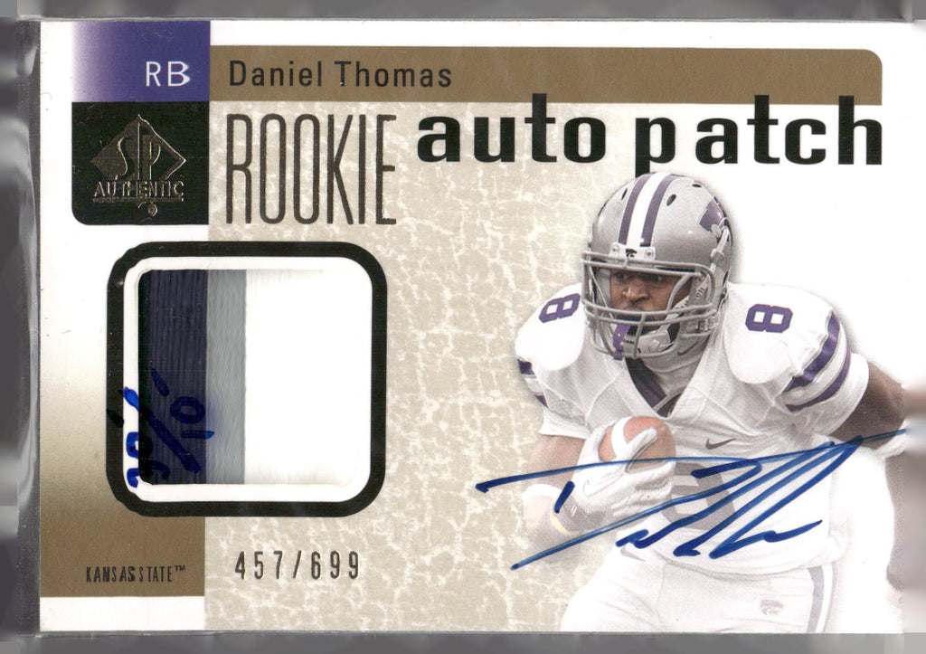 2011 SP Authentic #231 Daniel Thomas #/699
