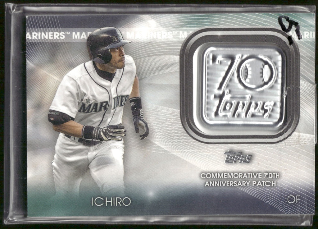 2021 Topps #70LP-I Ichiro 70th Anniversary Logo Patch