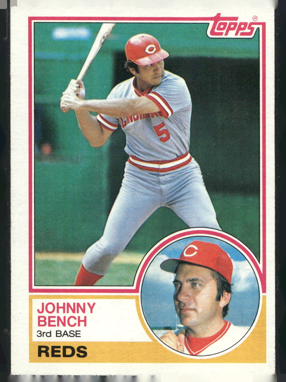 1983 Topps #60 Johnny Bench