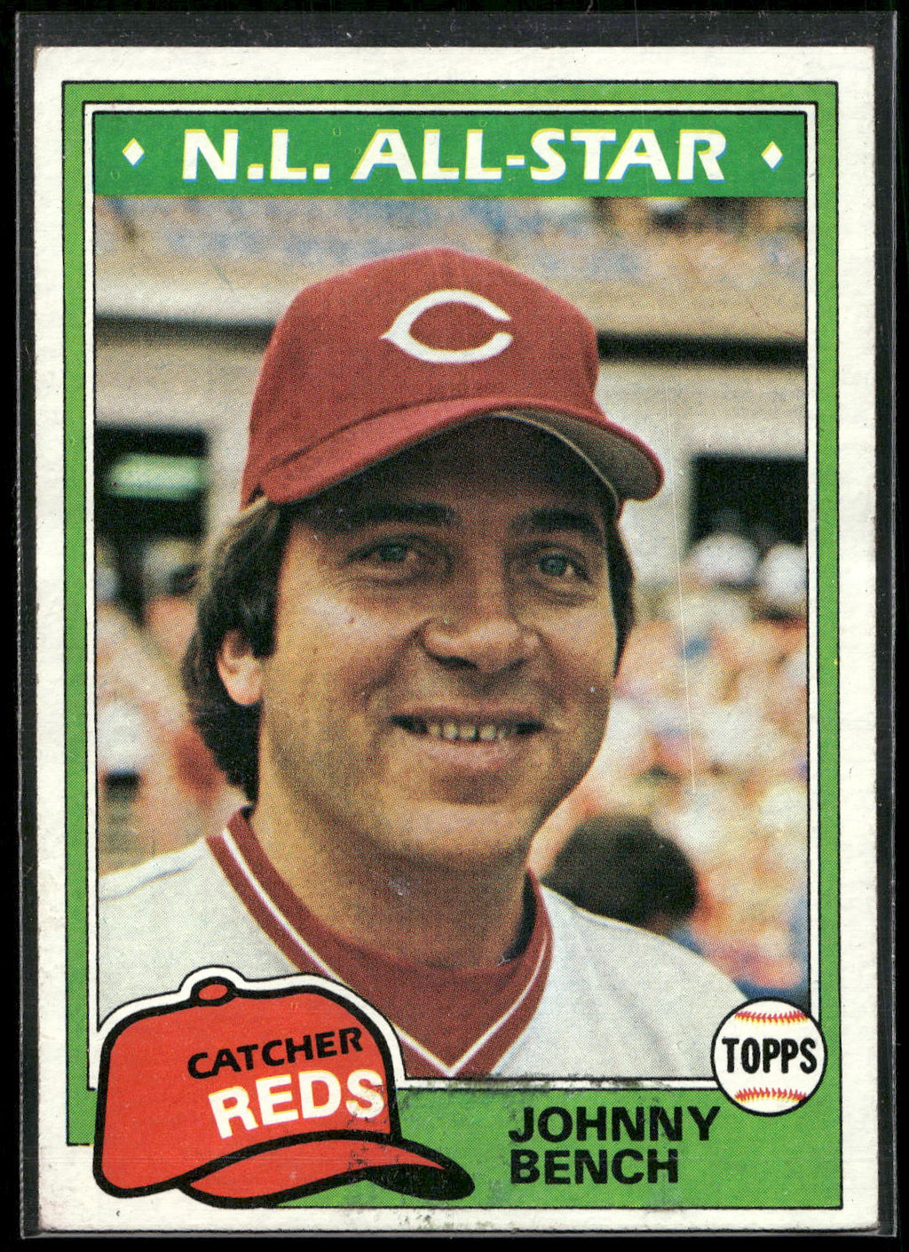 1981 Topps #600 Johnny Bench